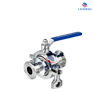 من الفولاذ المقاوم للصدأ من النوع المربوطة صمام الكرة